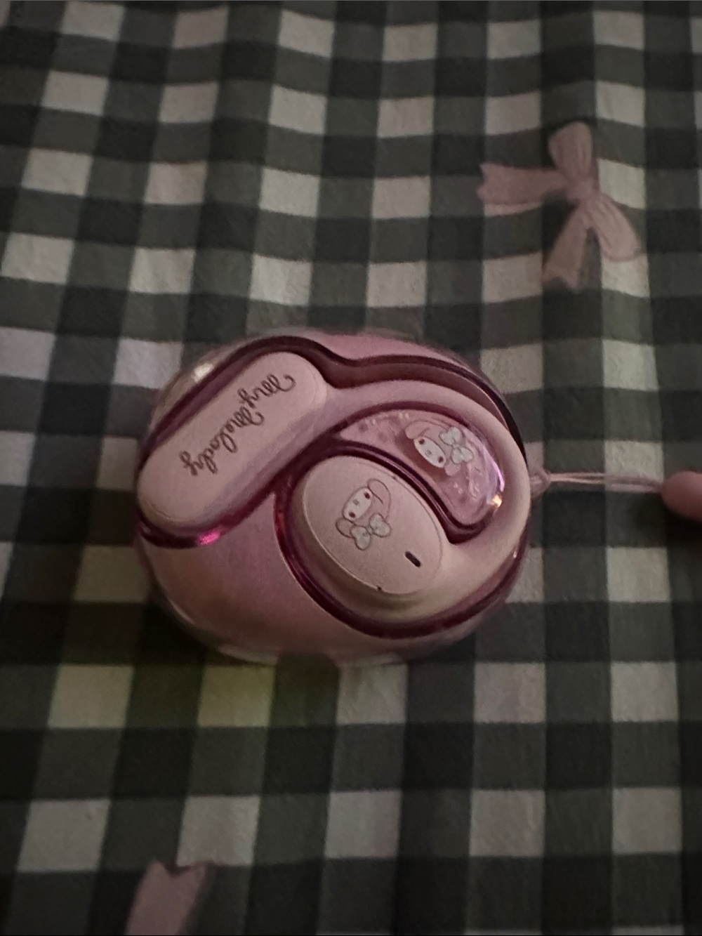 Pink Sanrio My Melody Ear cuff Earbuds
